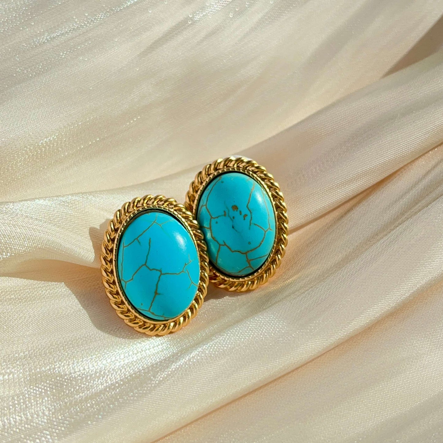 Versatile and Classic Turquoise Earrings.