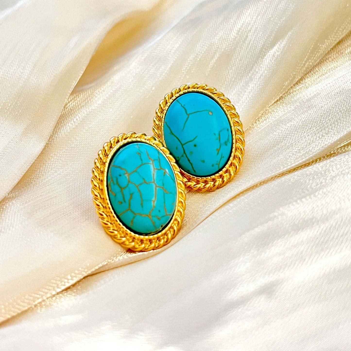 Versatile and Classic Turquoise Earrings.