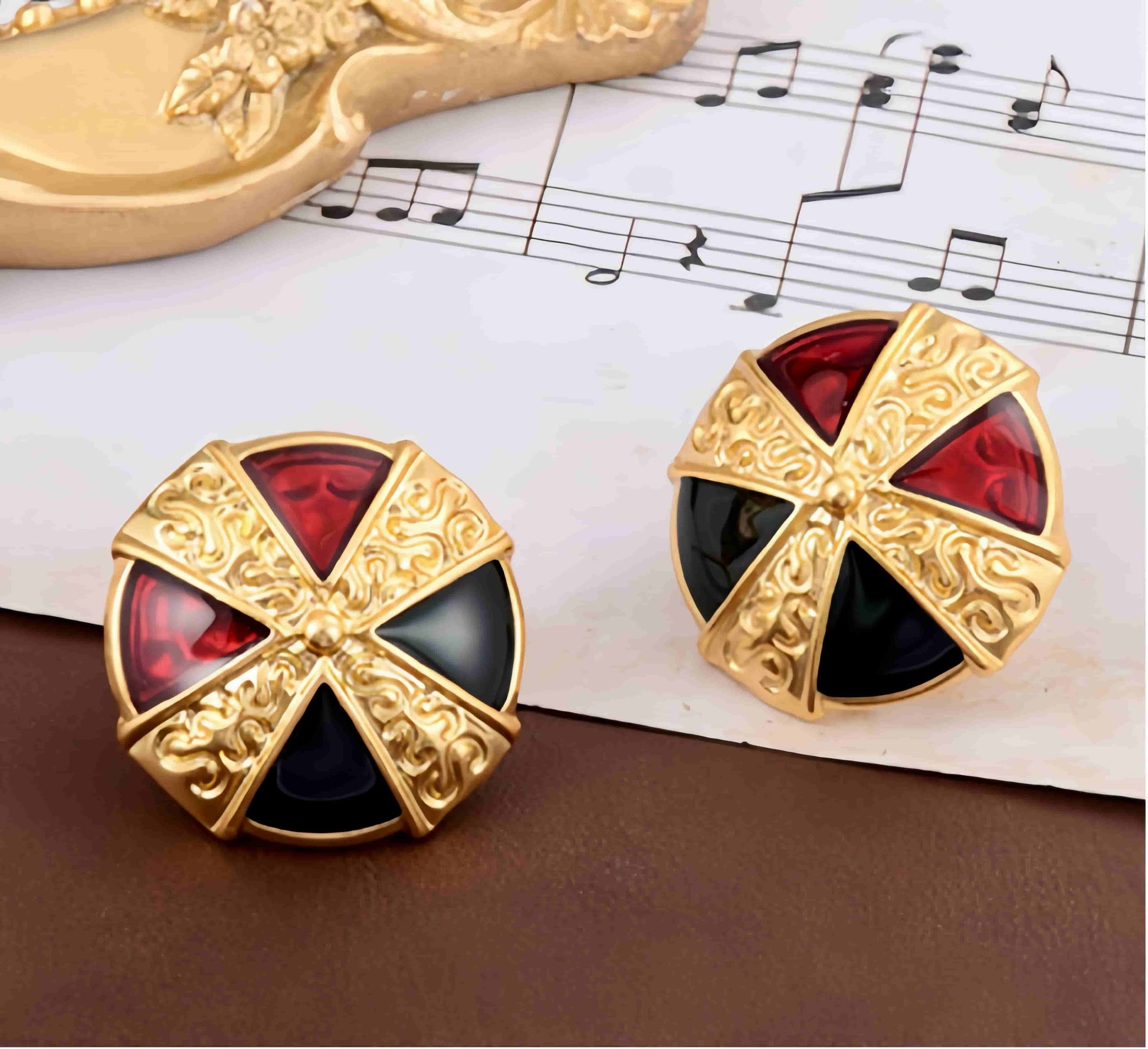 Gold and Silver Windmill/Cross-Shaped Earrings with Multicolored Dripped Glaze Craftsmanship.  Material: S925 silver pins, Dripped Glaze and copper plated with 18K gold. Nickel free Suitable for allergy sufferers Water resistant